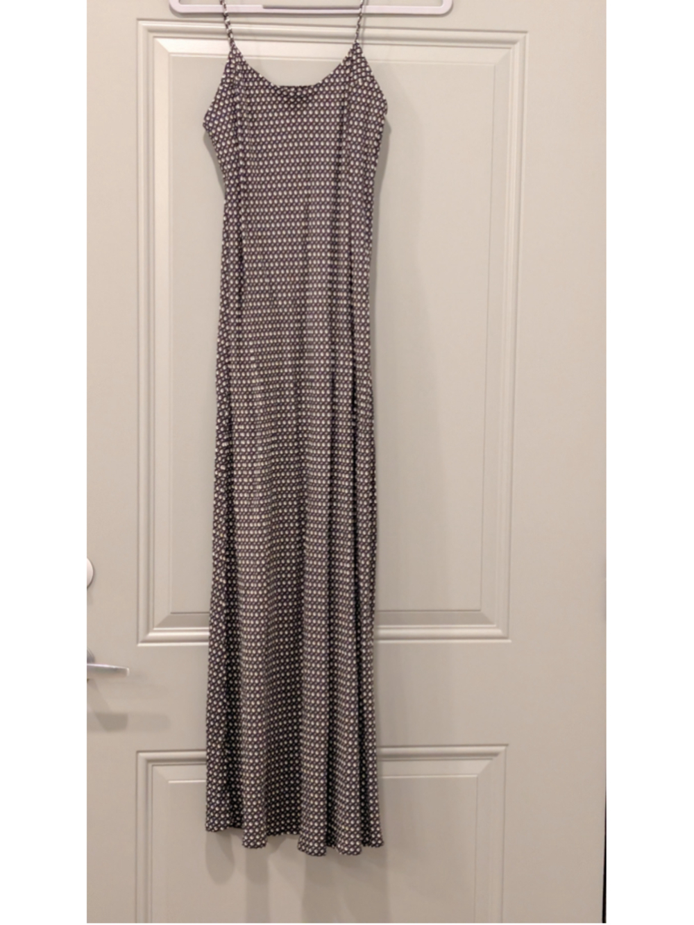 Women's Karen Kane Maxi Dress Size 6 Black White Floral Print